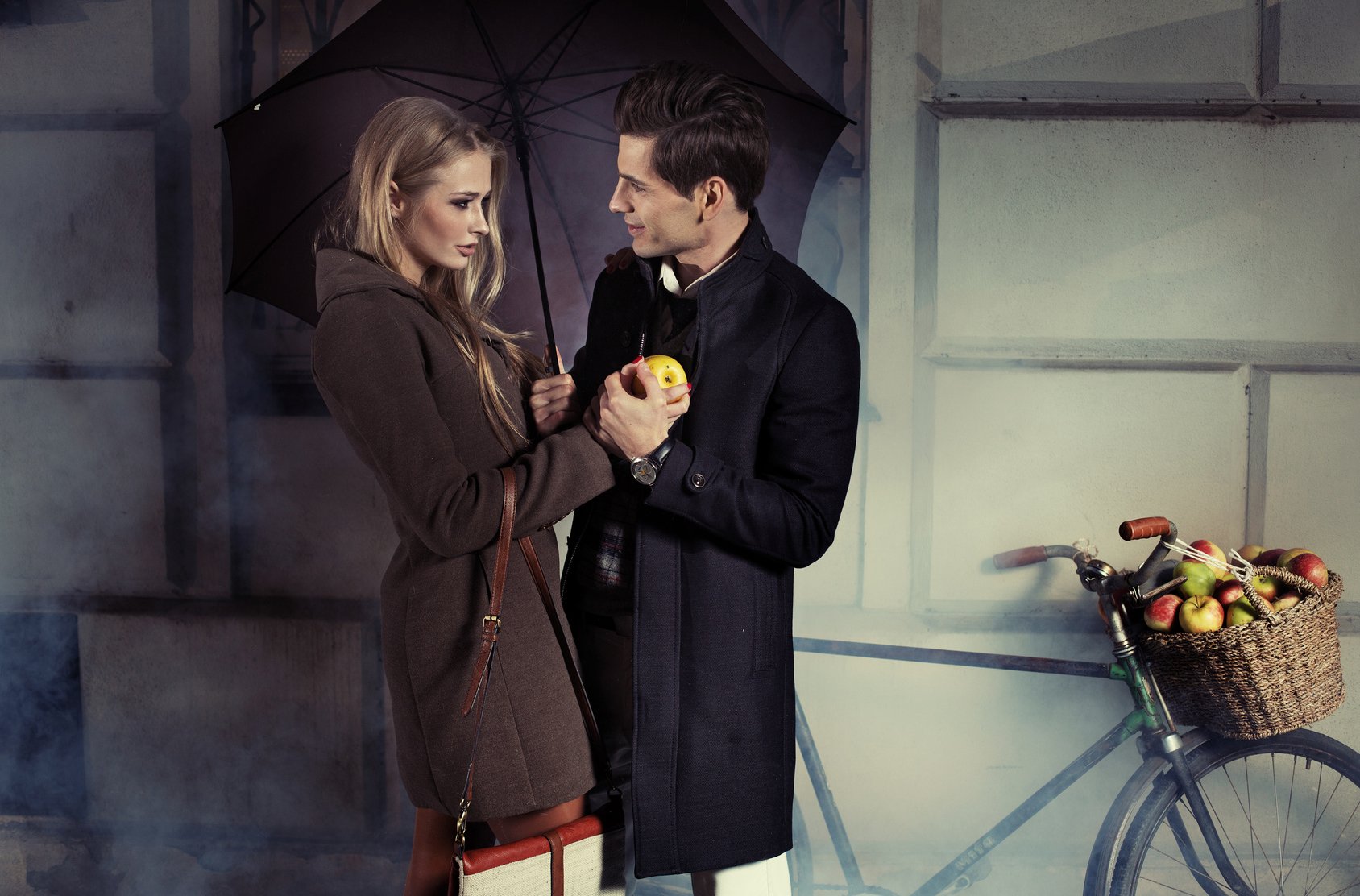 Fine picture of attractive couple